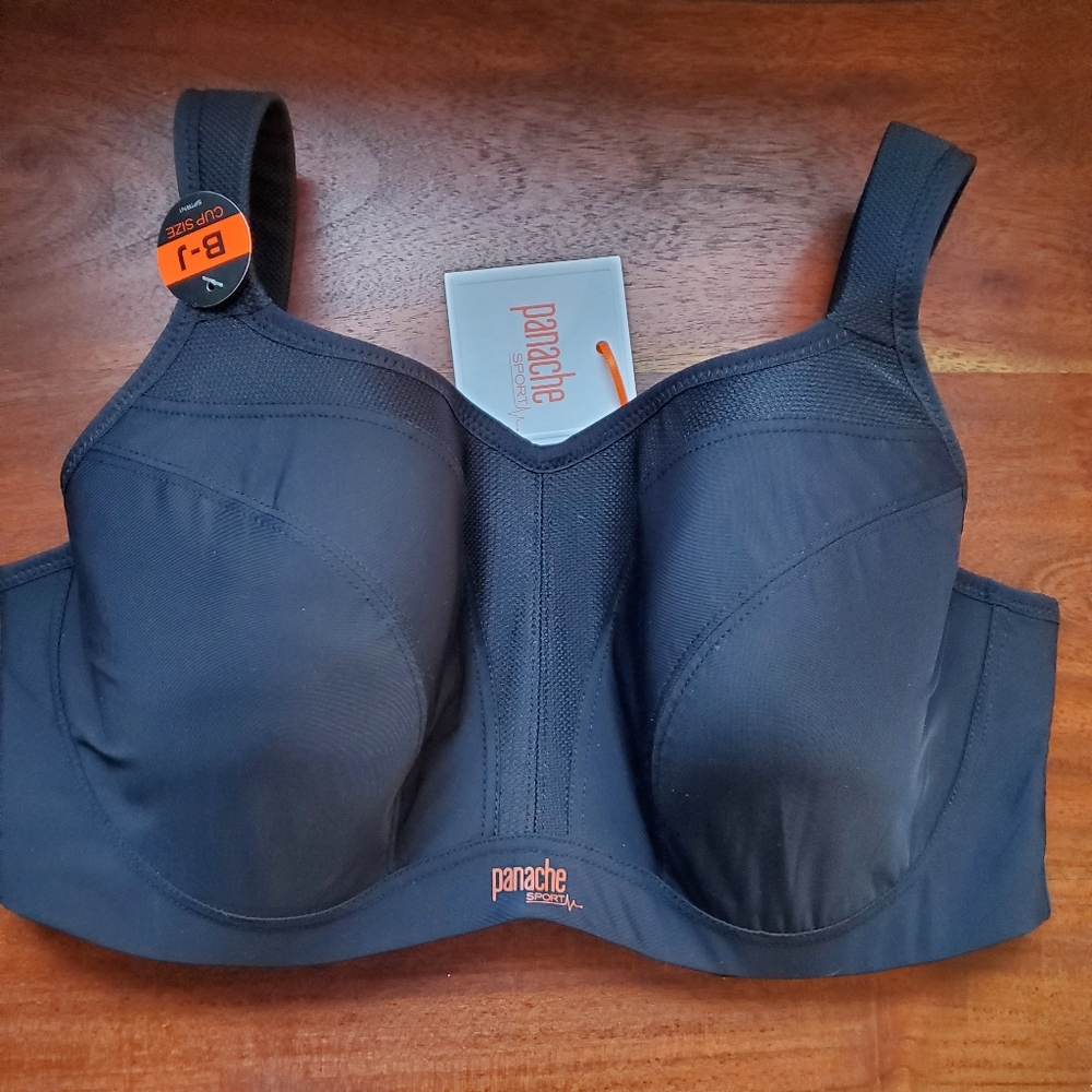 Panache Black Sports Bra - Picture 4 of 15